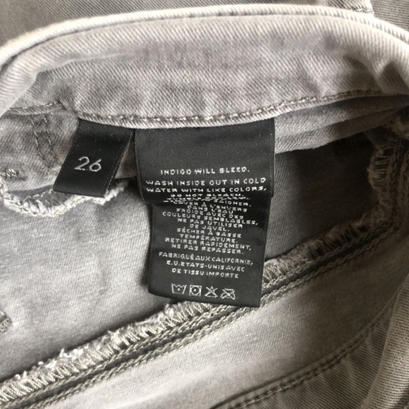 J Brand Grey Distressed Jeans - Picture 5 of 5
